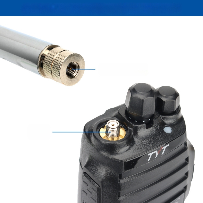 Teleskopna antena 27MHz BNC za CB ručni Walkie-Talkie – debela šipka, pojačanje signala, protiv smetnji, domet 5–10 km, bez baterije