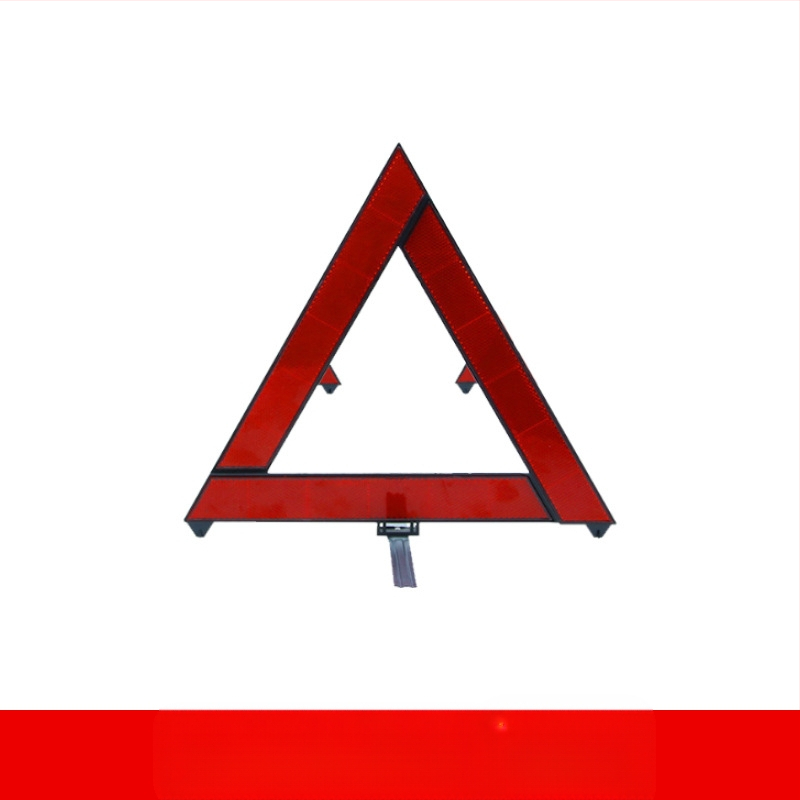 Automobilinis atšvaitinis trikampis su tripodu – ABS plastikas, sulankstomos tripodas, automobilių sauga, licencijuotas privataus prekinio ženklo ženklinimas