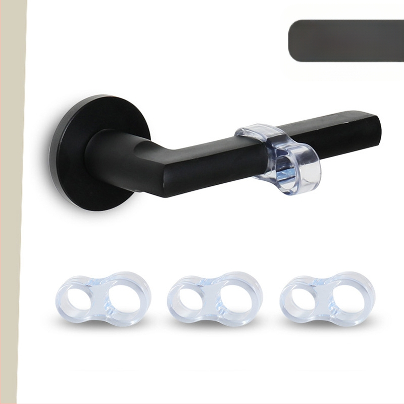 Αόρατο προστατευτικό κάλυμμα λαβής πόρτας με αντικρούσεις, μαξιλαράκι απορρόφησης και σιωπηρό αυτοκόλλητο (Υλικό: Άλλο; Στυλ: Άλλο; Εισαγόμενο: Όχι)