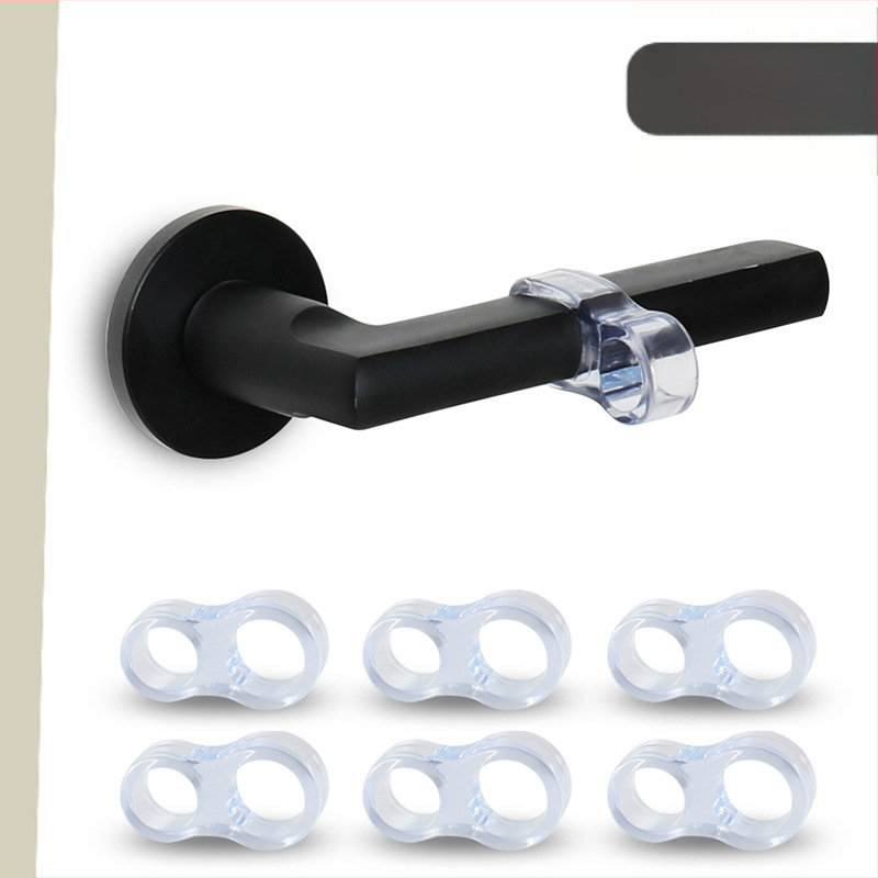 Αόρατο προστατευτικό κάλυμμα λαβής πόρτας με αντικρούσεις, μαξιλαράκι απορρόφησης και σιωπηρό αυτοκόλλητο (Υλικό: Άλλο; Στυλ: Άλλο; Εισαγόμενο: Όχι)