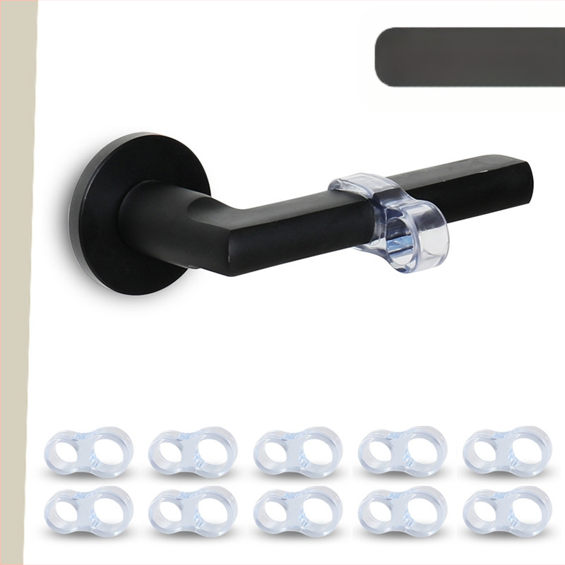 Αόρατο προστατευτικό κάλυμμα λαβής πόρτας με αντικρούσεις, μαξιλαράκι απορρόφησης και σιωπηρό αυτοκόλλητο (Υλικό: Άλλο; Στυλ: Άλλο; Εισαγόμενο: Όχι)