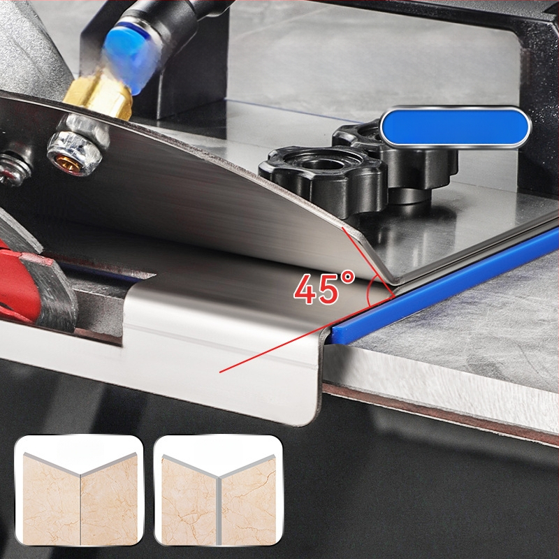 Prenosni alat za rubanje pločica pod kutem 45° za zidare