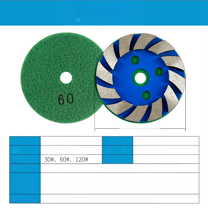Dimanta slīpēšanas disks – pašlīmējošs, piemērots marmoram, granītam un betonam – Chuanxing