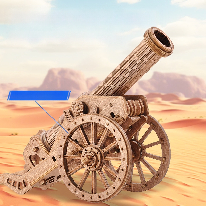 Medinė 3D dėlionė žaislas: senovinis statybos eksperimentas ir apgulties vežimas, edukacinis žaislas berniukams, OEM logotipo pritaikymas (medžiaga: medis; kategorija: 3D dėlionė; amžius: 14+; pritaikymas: galimas)