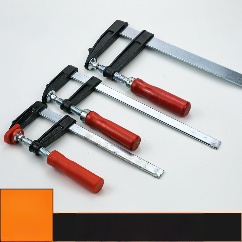 F-tip držač/stisnjak za stolarske radove – pogodna za drvo, kamen i namještaj; materijal Malang, A3; težina 0,2 kg