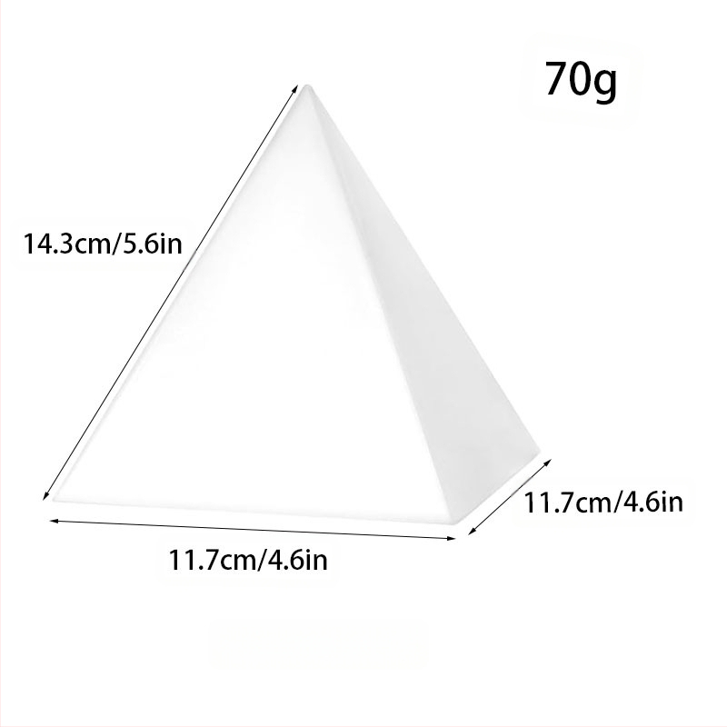 Силиконова форма за бижута, пирамидална форма, за изработка на пирамидни орнаменти, модерен и минималистичен стил