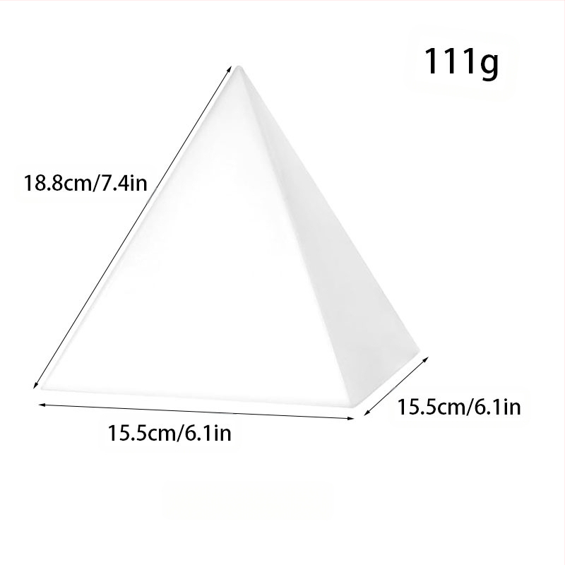 Силиконова форма за бижута, пирамидална форма, за изработка на пирамидни орнаменти, модерен и минималистичен стил