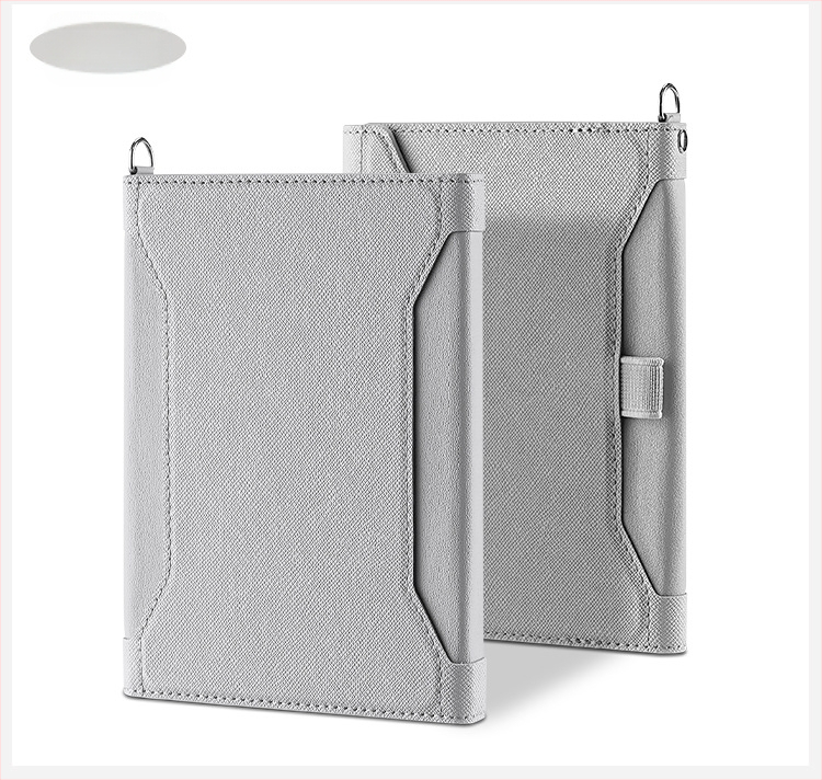 Θήκη διαβατηρίου και καρτών από PU δέρμα με RFID, προστασία από κλοπή, αδιάβροχη, αντιβακτηριακή, πολύ ελαφριά