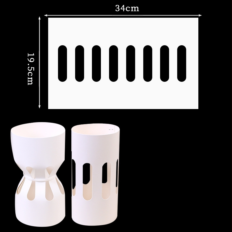 Κύκλιος εσωτερικός φάκελος για ανθοδέσμες από λευκό χαρτόνι με επίστρωση για γρήγορη περιτύλιξη — εξωτερική συσκευασία, συμβατό με ιδιωτικές μάρκες