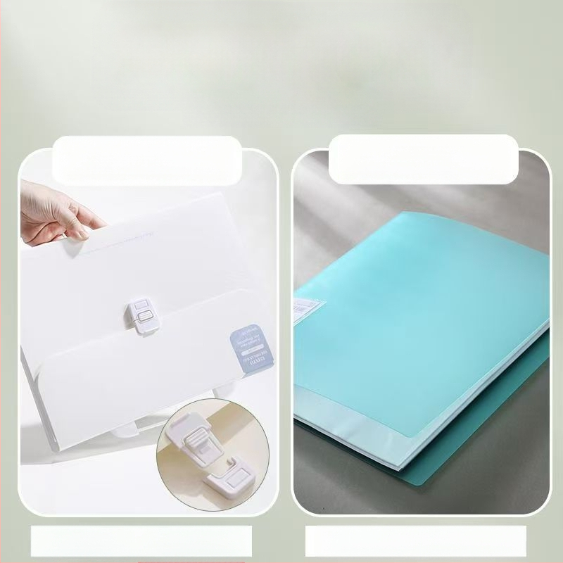 A4 мултисекционна акордеонна папка за изпитни листове – PP материал, 12 отделения, дебелина 0.6 мм