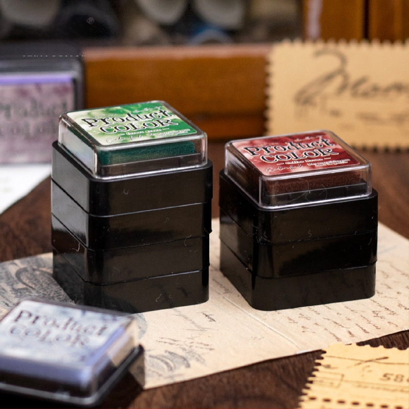 Mo mo tintapárna készlet – folyékony színek sorozata, olaj alapú tinta, 6 stílus