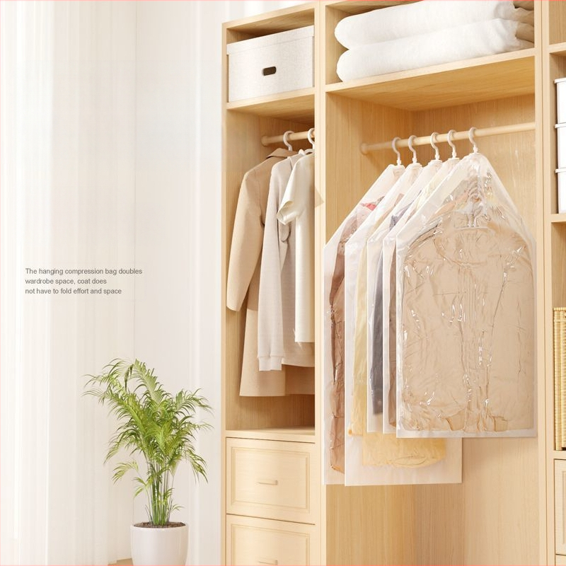 Unique pakabinama drabužių laikymo maišas su vakuumo suspaudimu - sėdėjimo tipas, be siurbimo