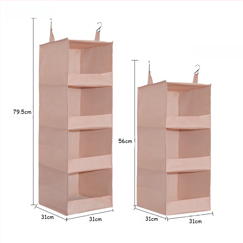 Чанта за гардероб за съхранение — многофункционална, окачваща се в гардероб, нетъкан текстил, прост и модерен стил, подходяща за спалня