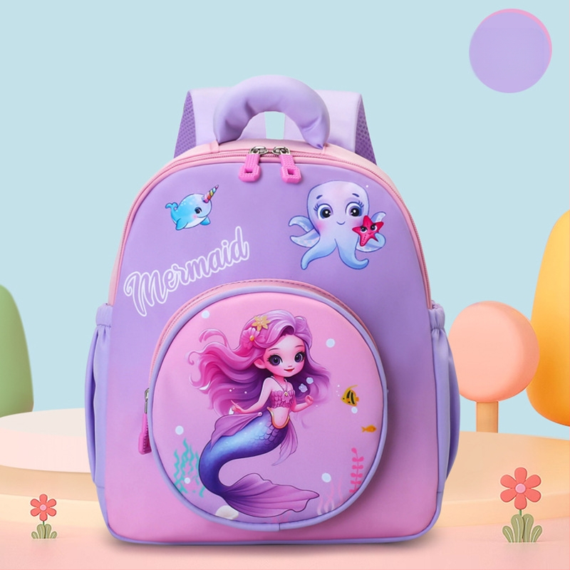 Rucsac pentru copii, imprimeu anime, Material Oxford, respirabil și rezistent la uzură, bretele curbate