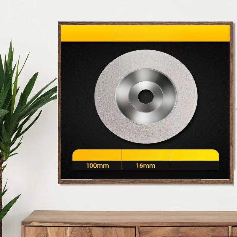 Junhao Диамантен чашовиден диск за ъглошлайф – електроплакиран, модел Diamond, за керамична обработка