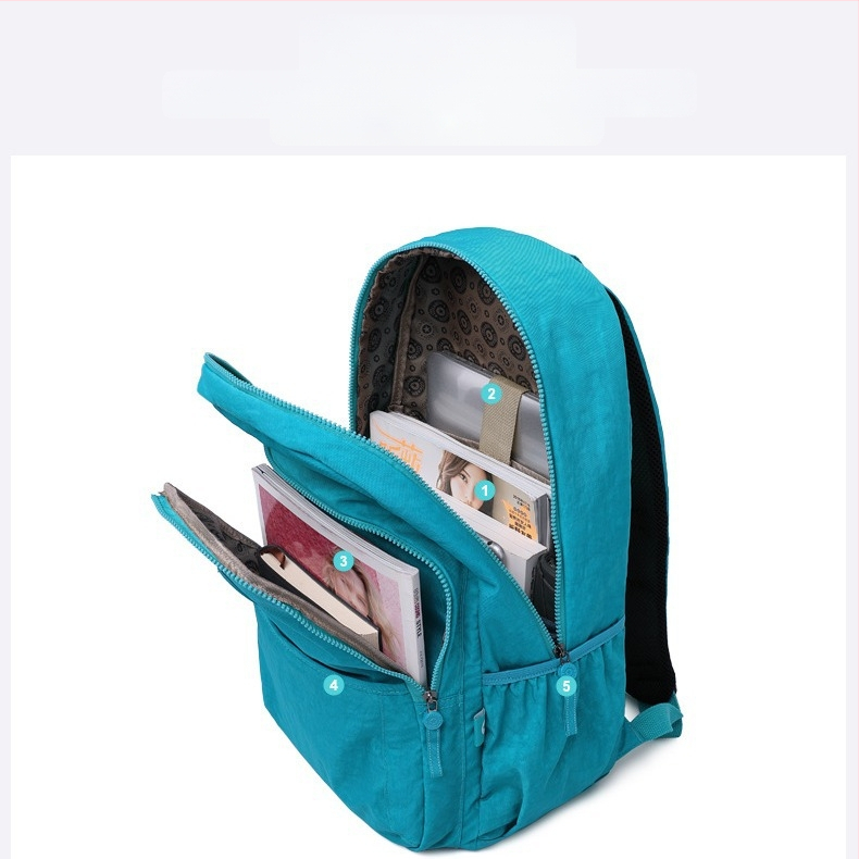 Putni ruksak od najlona, 20–35 L, prozračan, vodootporan, otporan na habanje, gradski minimalistički dizajn, kompatibilan s 14-inčnim prijenosnim računalom