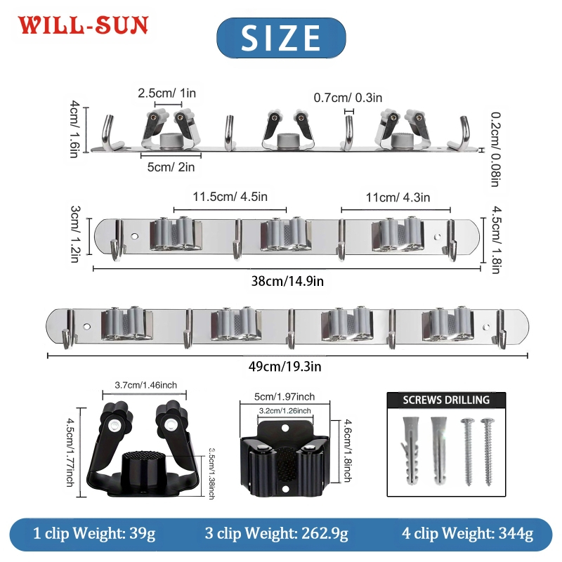 Laikiklis mopui - sieninis montavimas be gręžimo, metalinė konstrukcija, modernus minimalistinis stilius, apkrova (5–10 kg)