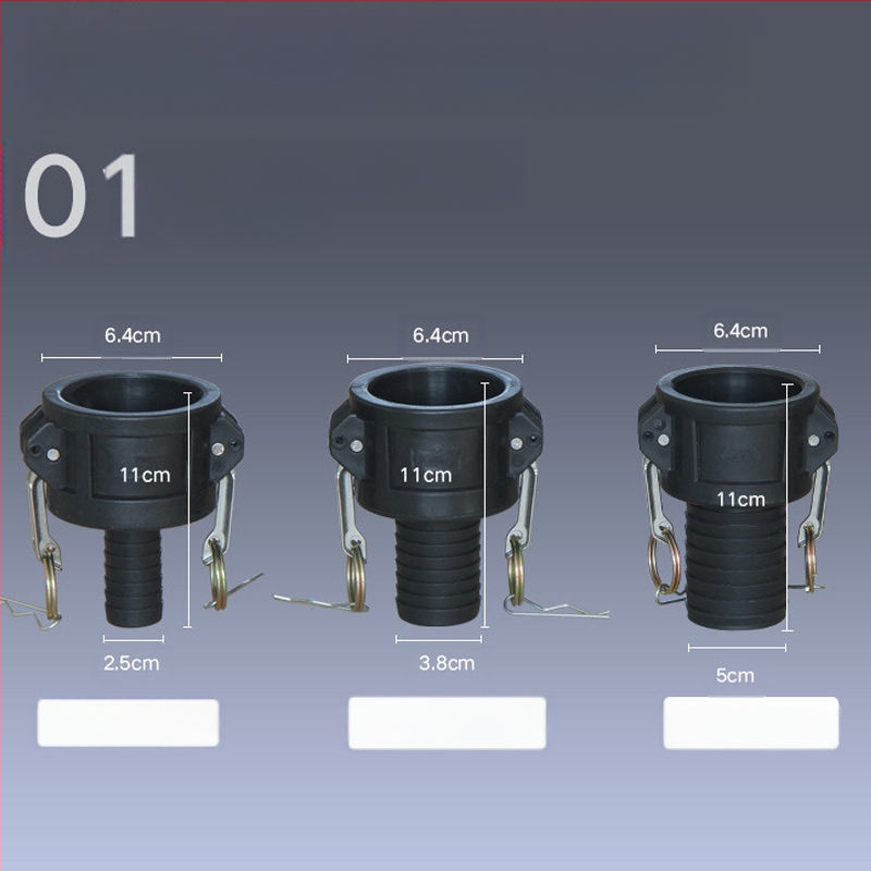 C-typ rýchly konektor s reduktorom pre výtok oleja z sudu