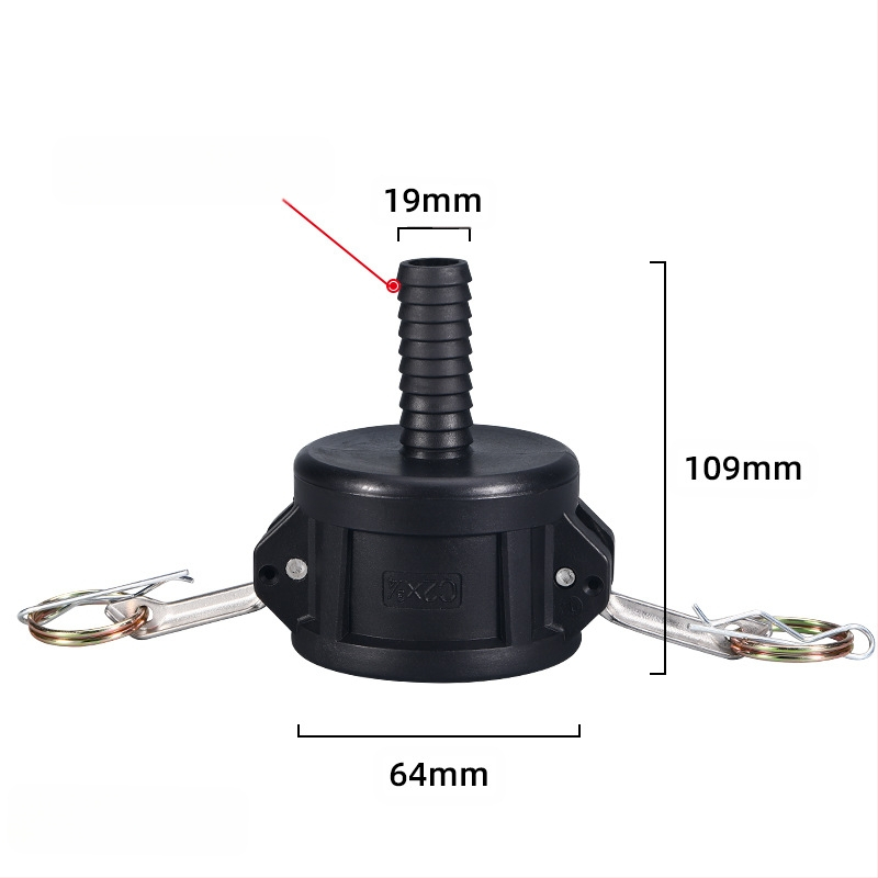 C-typ rýchly konektor s reduktorom pre výtok oleja z sudu