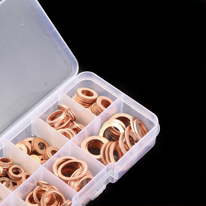 Комплект O-образни уплътнения за автомобили, плоски уплътнения, 200/420 броя, GB стандарт, повърхностна обработка pickling, материал T2