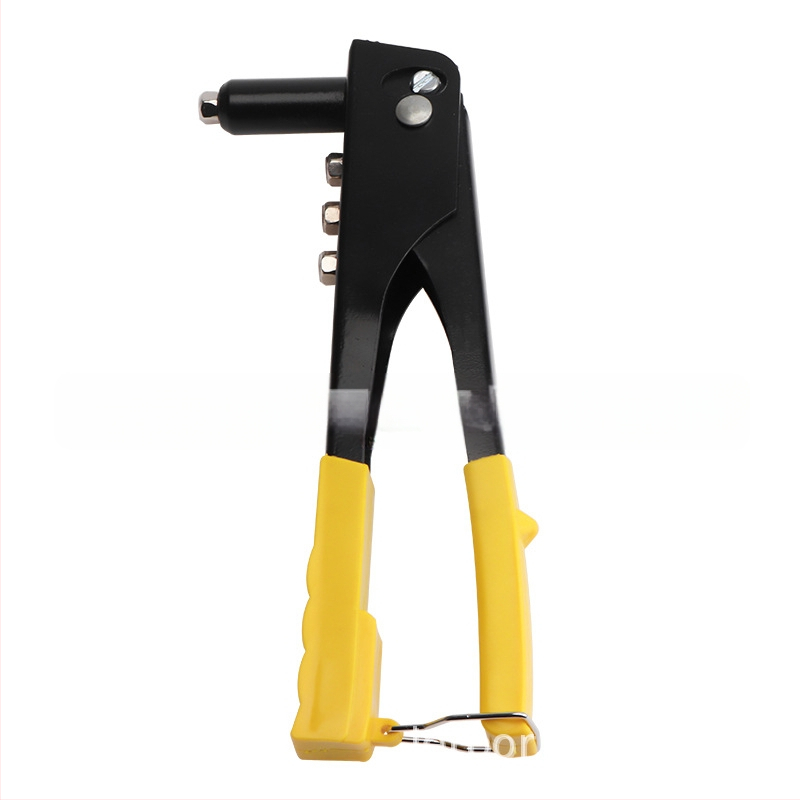 Алуминиев комплект заклепки, 380 бр., през дупки, полукръгла глава (К-образна) и заклепвач