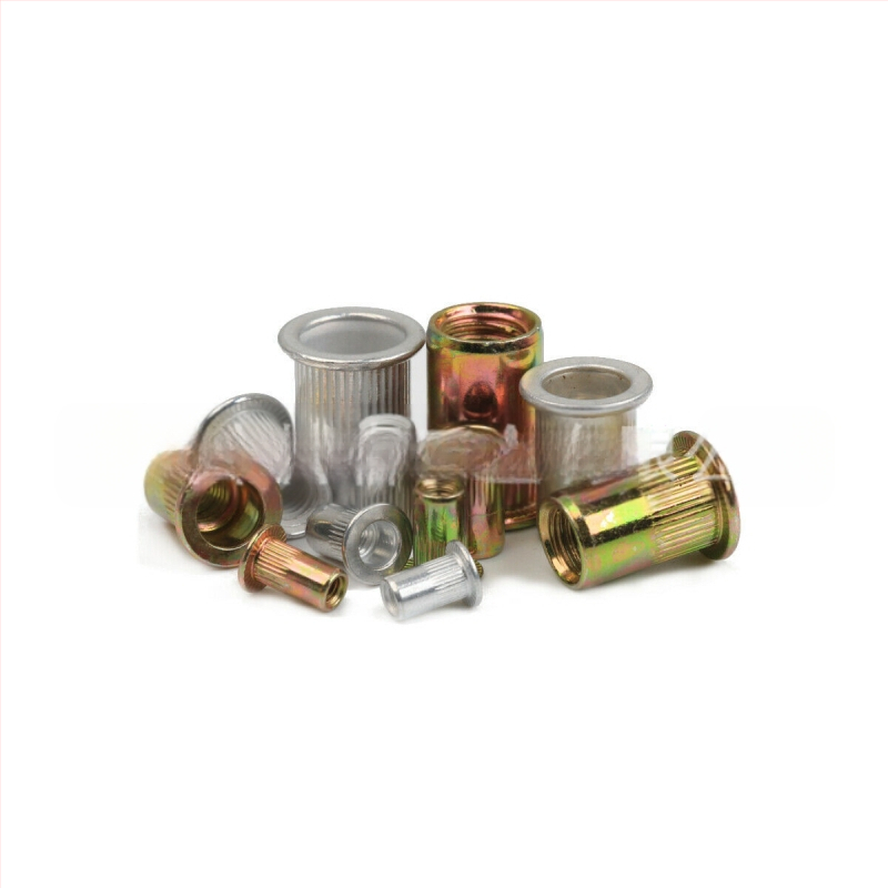 Алуминиев rivet nut, плоска глава, клас B, стандарт