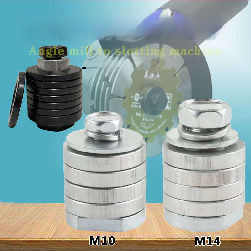 100 típusú sarokcsiszolóhoz készült slotoló adapter; hidraulikus slotoló adapter; többfunkciós; készlet több vágókoronggal