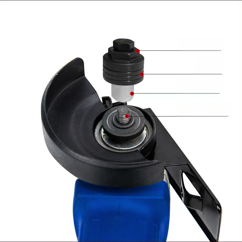 100 típusú sarokcsiszolóhoz készült slotoló adapter; hidraulikus slotoló adapter; többfunkciós; készlet több vágókoronggal