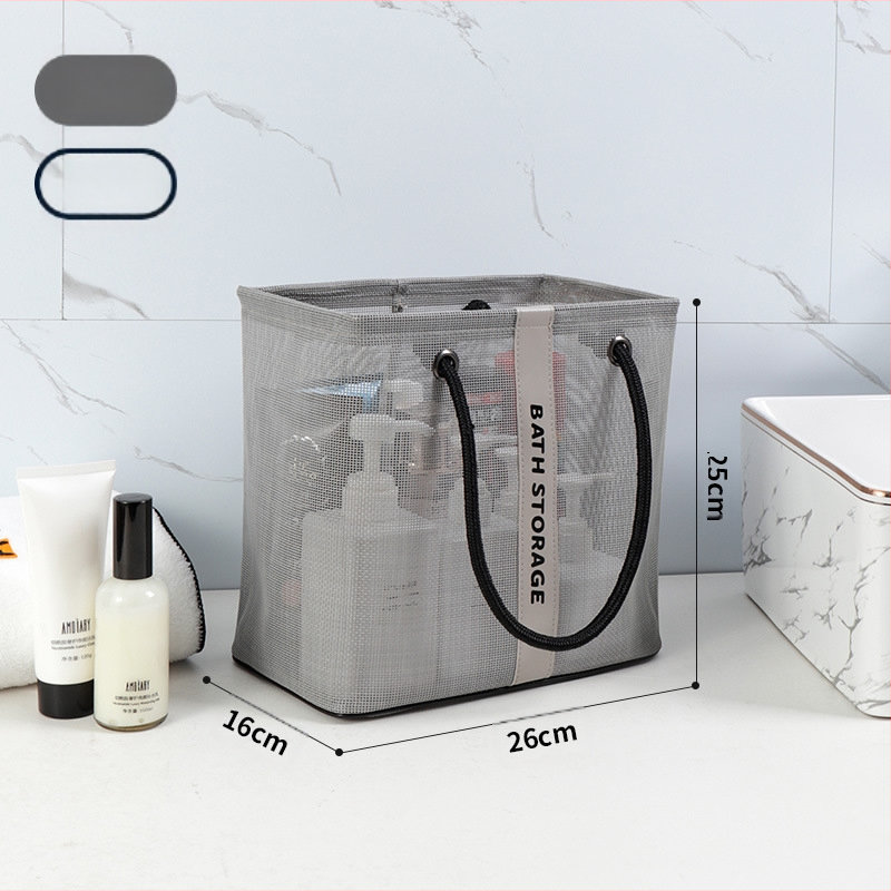 Weekeight Τσαντάκι Καλλυντικών – Δίχτυωτή Τσάντα Μπάνιου, Πολυεστέρας, Πολυλειτουργική Αποθήκευση για Ταξίδια