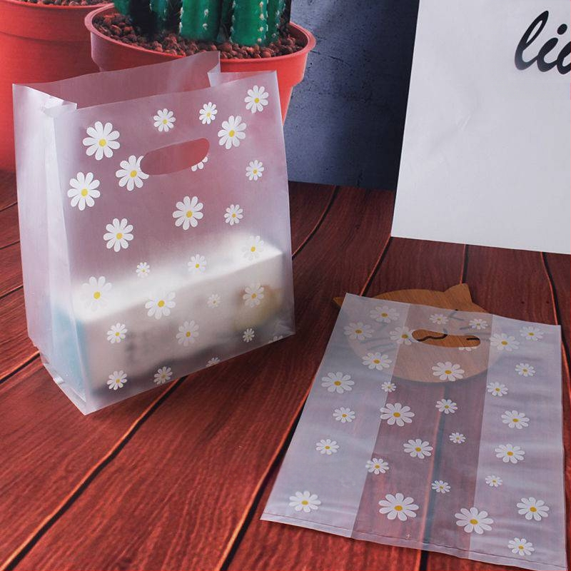 Geantă din plastic îngroșată pentru ambalaje alimentare – pentru take-out, pâine, salate și deserturi