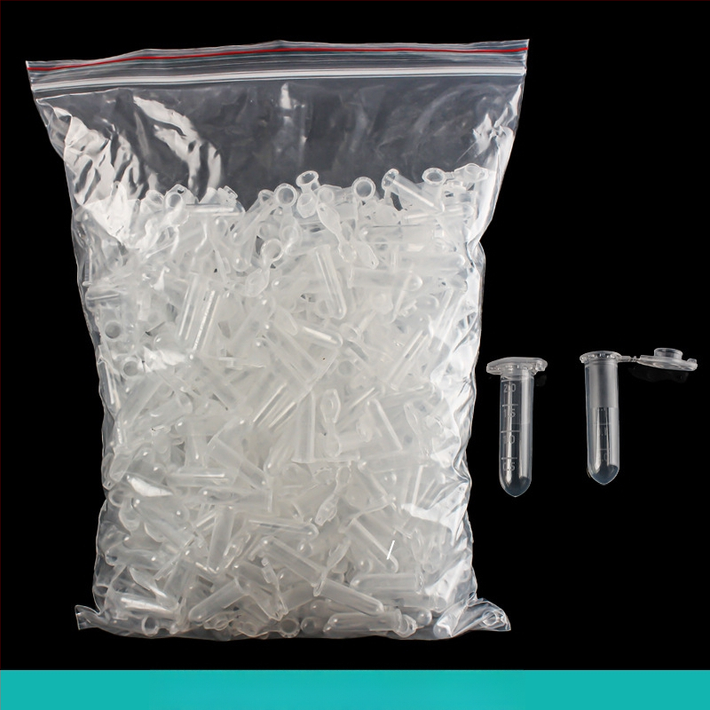 Sentrifūginis vamzdelis su integruotu dangteliu, atsparus sprogimams, su užrakto sagtimi, konusinio dugno su graduacijomis, pakuotė 500 vnt