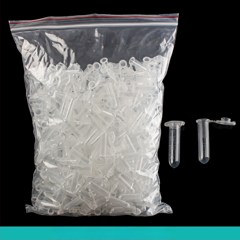 Sentrifūginis vamzdelis su integruotu dangteliu, atsparus sprogimams, su užrakto sagtimi, konusinio dugno su graduacijomis, pakuotė 500 vnt