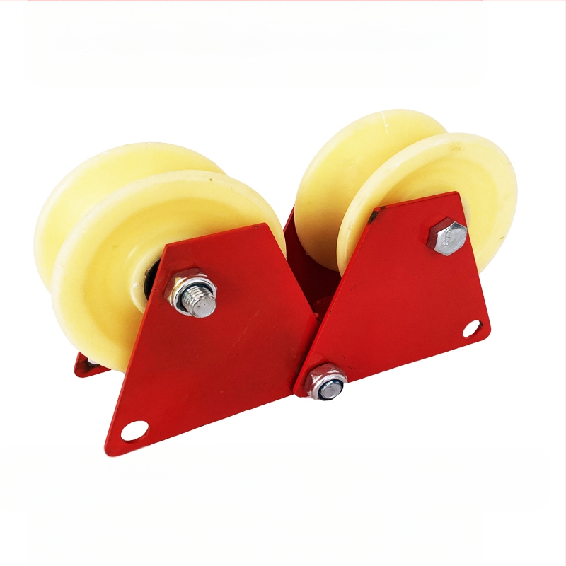 Ъглова ролка за работа на височина с въжен механизъм за издърпване, спестява труд, прав ъгъл