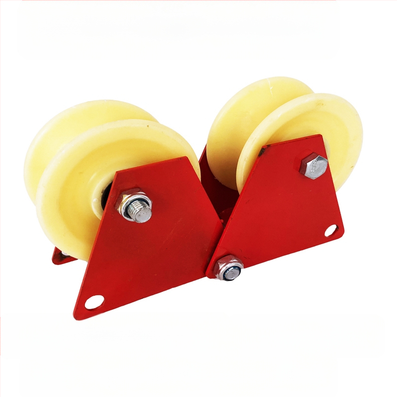 Ъглова ролка за работа на височина с въжен механизъм за издърпване, спестява труд, прав ъгъл