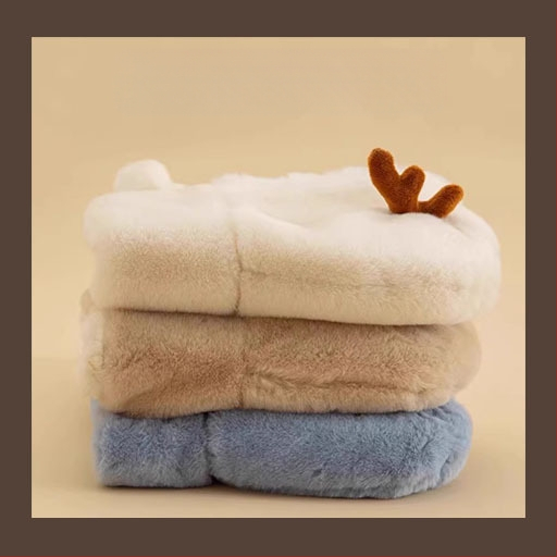 Vaikų žieminė kepurė su šaliku vienoje, ausų apsauga, kupolo stiliaus, poliesterio audinys, amžiaus grupė 4–6 ir 8–10 metų