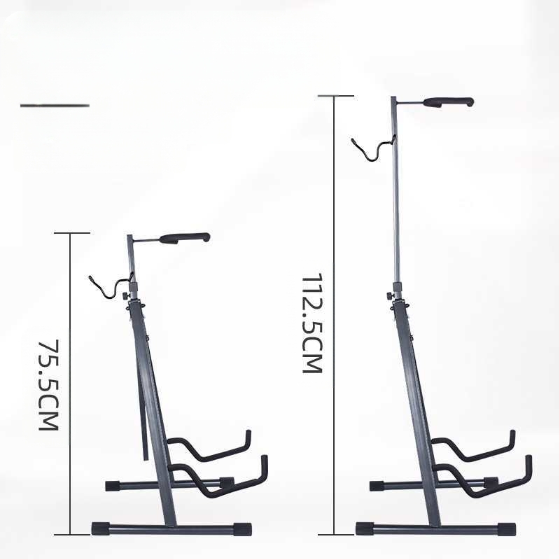 Daugiainstrumentinis grindinis laikiklis violončelei, gitarai, pipai ir zhongruanui – nešiojamas vertikalus laikiklis