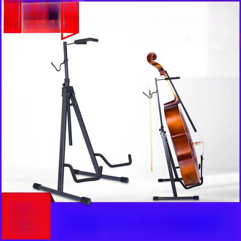 Daugiainstrumentinis grindinis laikiklis violončelei, gitarai, pipai ir zhongruanui – nešiojamas vertikalus laikiklis