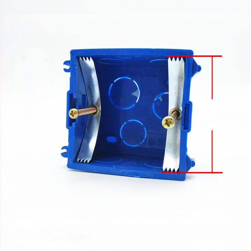 86 tipo jungiklio ir kištukų dėžė, galinė dėžė, šešių vienetų rinkinys