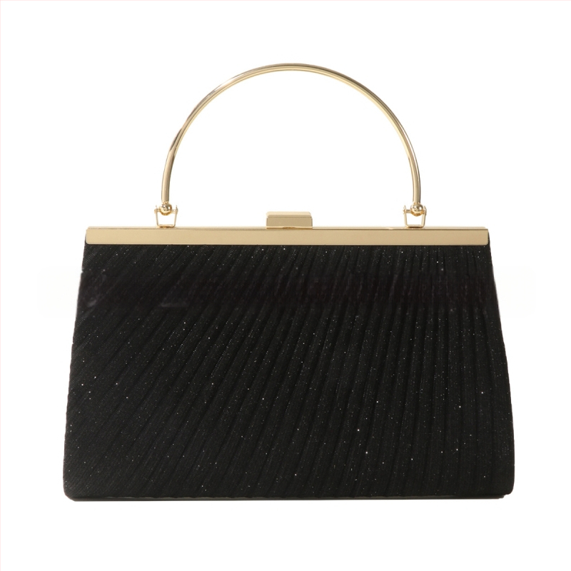 PVC moterų vakarinė rankinė, horizontalaus kvadrato formos, užsegamas raišteliais, poliesterio įdaila, gatvės stilius