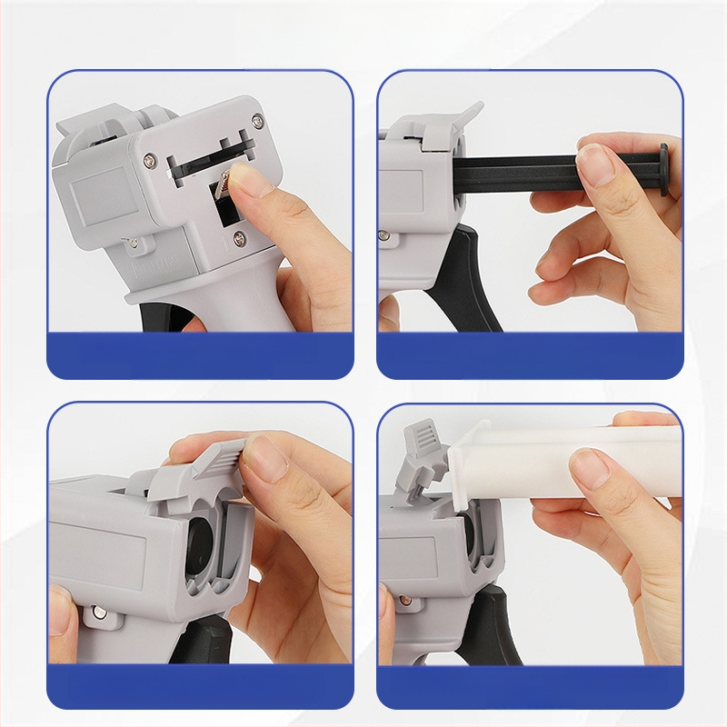 Kang Zhun Δύο-συστατικό πιστόλι κόλλας AB, χειροκίνητο, πλαστικό, για βιομηχανική χρήση