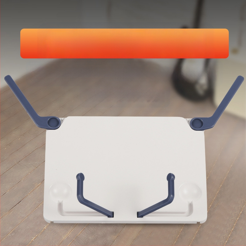 Pārvietojams partitūru statīvs ar planšetdatora turētāju – ABS, modelis 008, galda lietošanai