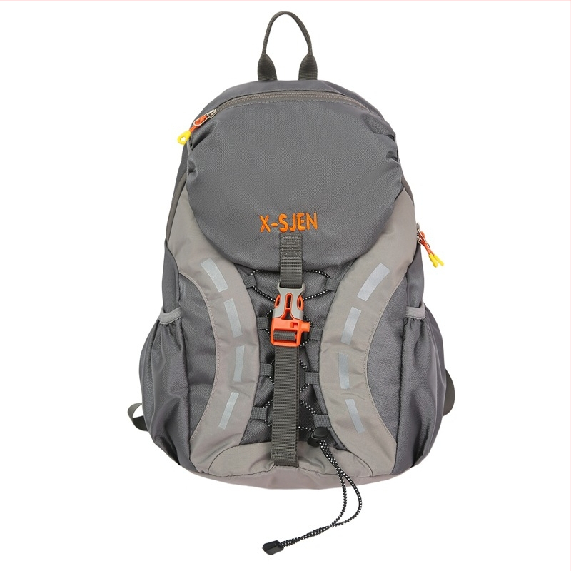 Ghiozdan pentru copii Unisex din nailon, respirabil și ușor pentru activități în aer liber, drumeții și școală — bretele curbate, căptușeală din poliester, stil modern