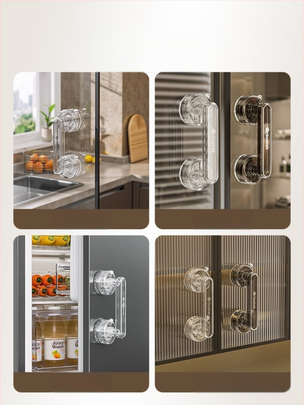 Durų rankena su siurbimo kilpa stiklo durims, be gręžimo, šiuolaikinis minimalistinis stilius – Mr basketball, modelis 2024062002