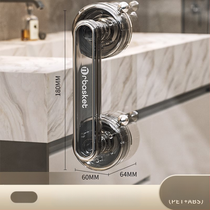 Durų rankena su siurbimo kilpa stiklo durims, be gręžimo, šiuolaikinis minimalistinis stilius – Mr basketball, modelis 2024062002