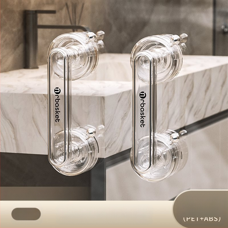 Durų rankena su siurbimo kilpa stiklo durims, be gręžimo, šiuolaikinis minimalistinis stilius – Mr basketball, modelis 2024062002