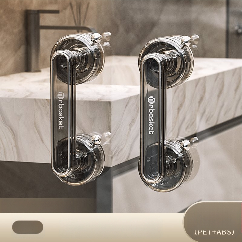 Durų rankena su siurbimo kilpa stiklo durims, be gręžimo, šiuolaikinis minimalistinis stilius – Mr basketball, modelis 2024062002