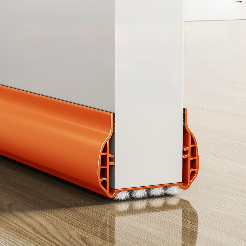 Уплътнител за пролука между врата и рамката и за дъното на вратата за спалнята, звукоизолираща лента, ветроустойчива и прахоустойчива