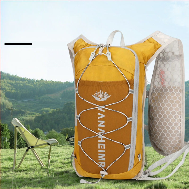 Piedzīvojumu mugursoma no diving-cloth, ārkārtīgi viegla, paplašināma, universāla, izliektas plecu siksnas