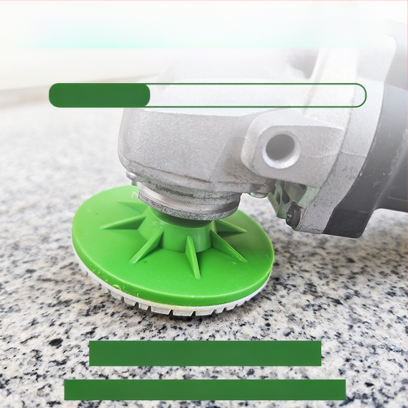 Presentable Четиристепен полировъчен диск за ъглошлайф, монолитен дизайн, полиране и шлайфане на мрамор, гранит и бетон