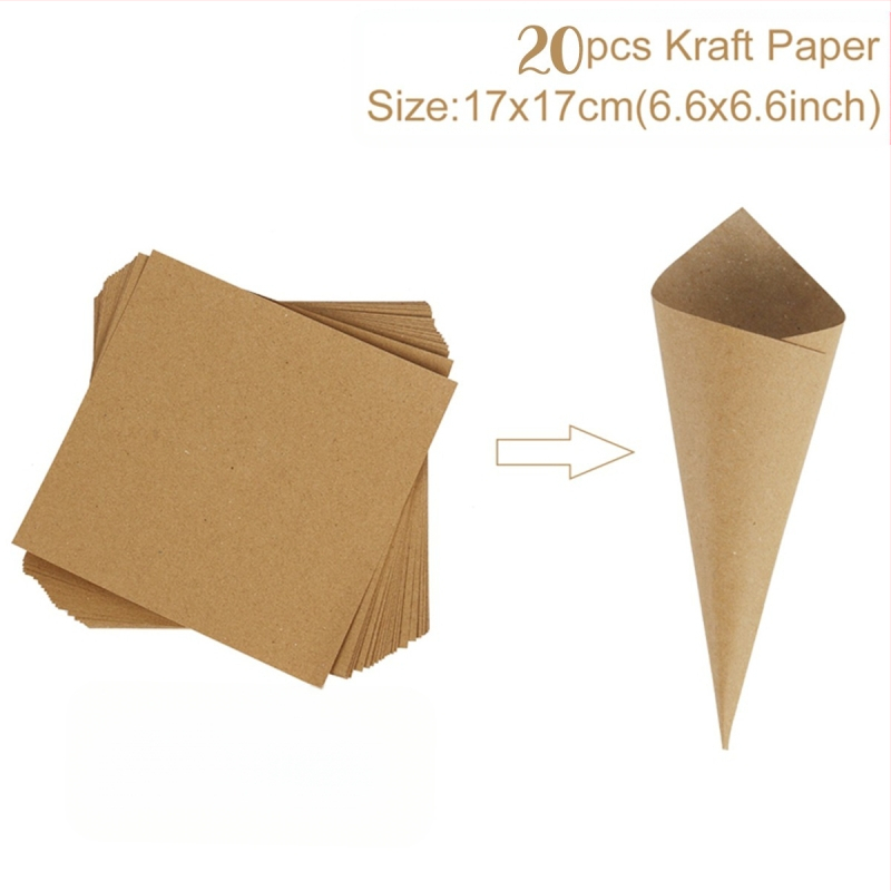 Svoda Сватбен държач за хартиени конуси - хартиени конуси, ретро стил, креативен подарък